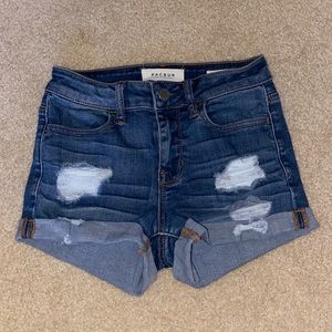 PacSun Super Stretch Shortie Jean Shorts